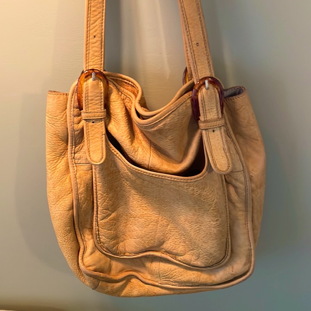 Pilcro and the letterpress - yellow leather purse